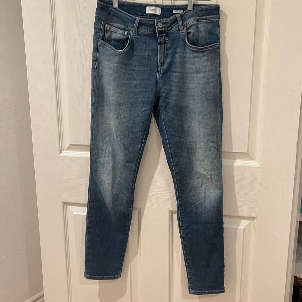 Closed women baker long jeans dark blue